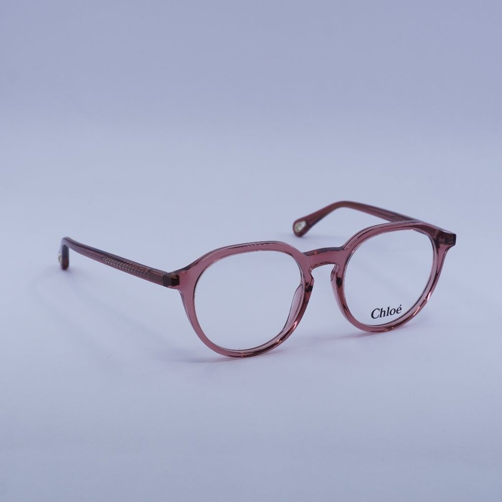 Chloe CH0012O 006 Eyeglasses Pink 50mm Square Frame